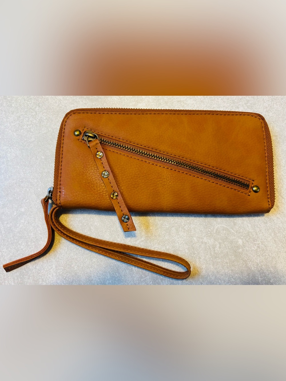 Free People Distressed Vegan Wallet
